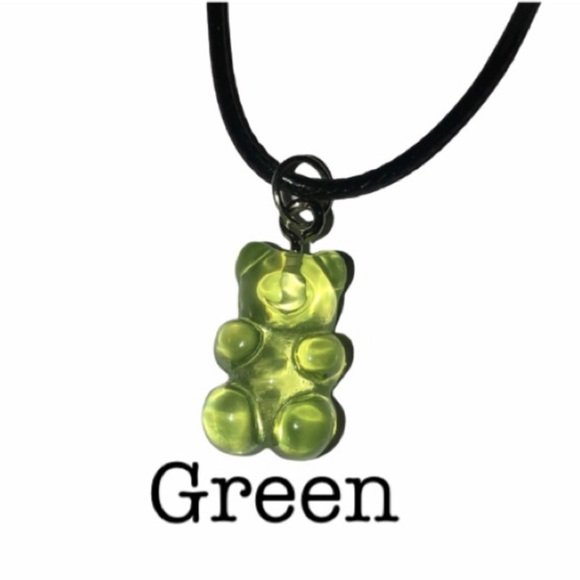 (1PC) GUMMY BEAR NECKLACE - Pick The Color - Picture 5 of 14